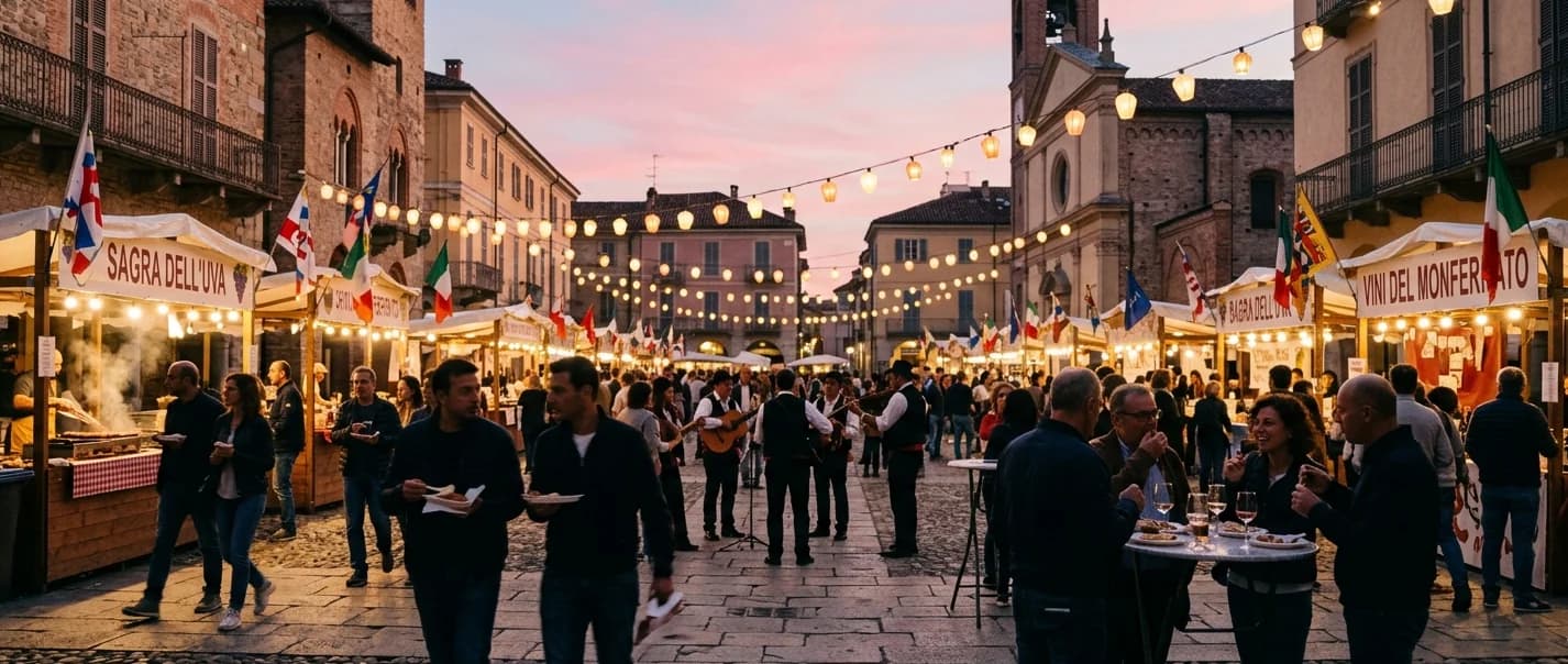 Fiesta de pueblo en Italia