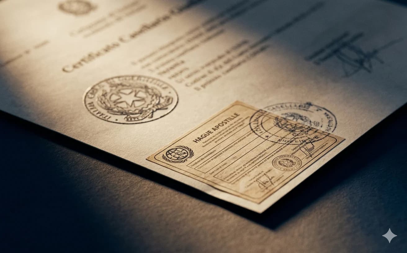 Apostilla del certificado penal para uso internacional