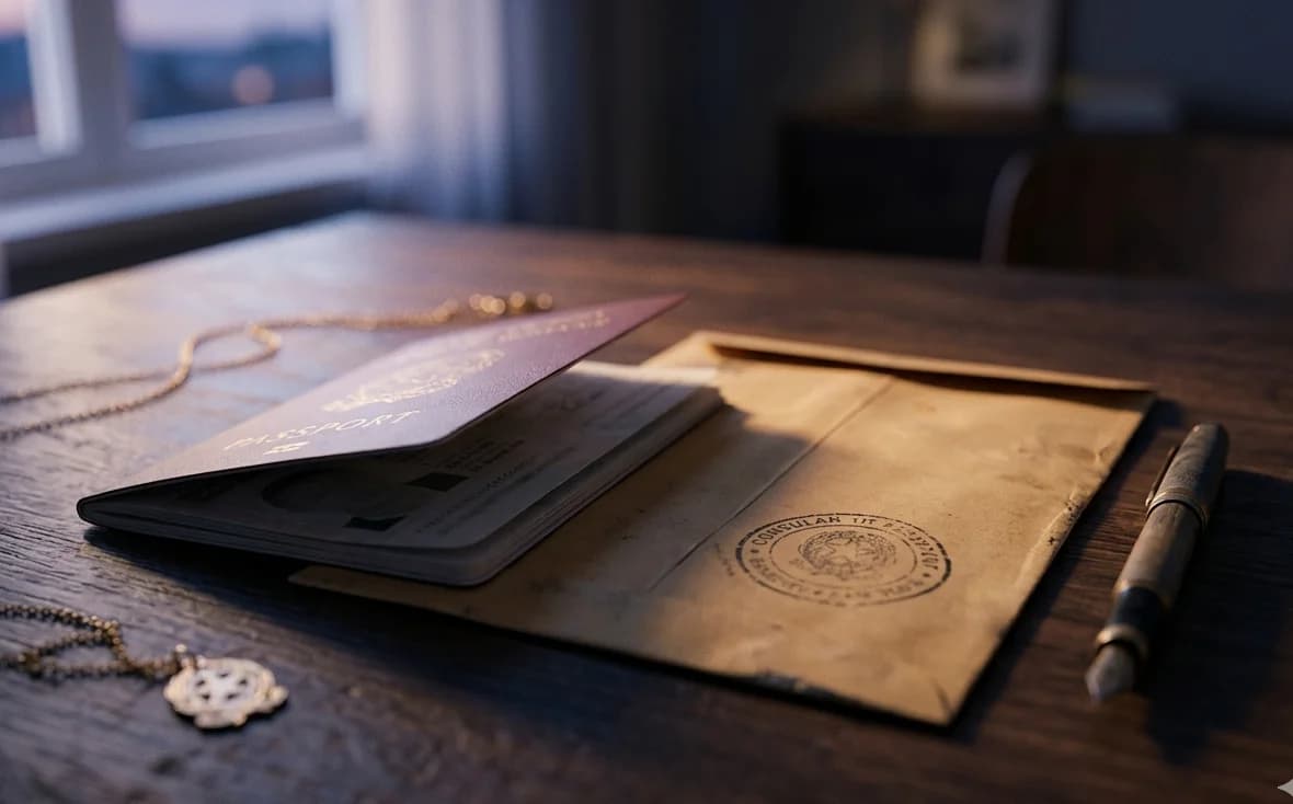 Pasaporte y documentos para visado y permiso de residencia