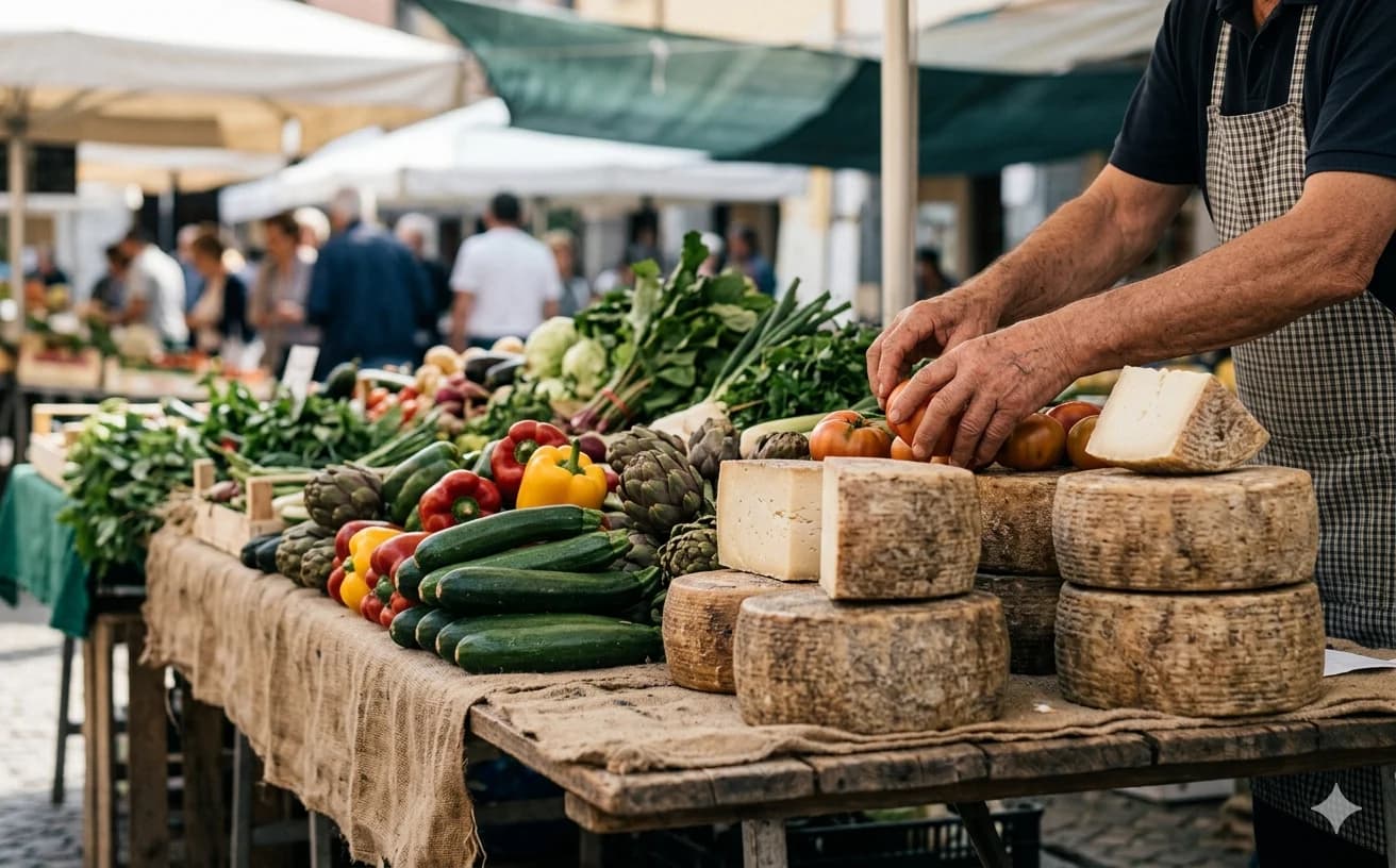 Mercado local y cocina de territorio